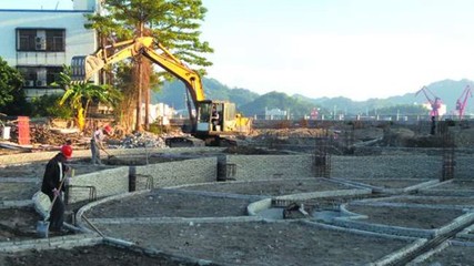 西堤公園僑批廣場建設穩步推進，樁基礎施工圓滿完成